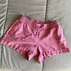 Pink shorts